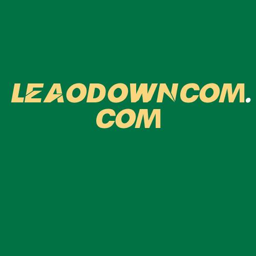 Logo da LEAODOWNCOM